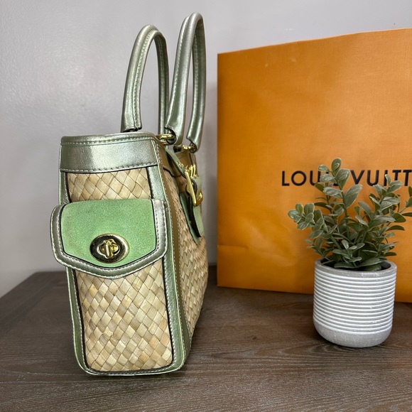 Limited Edition Coach Hand Woven Handbag - Picture 3 of 12